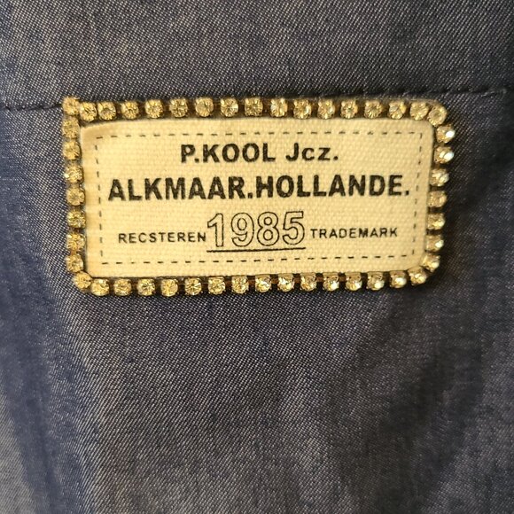 Alvina Long Hooded Lightweight Blue Trench Coat - Picture 6 of 10